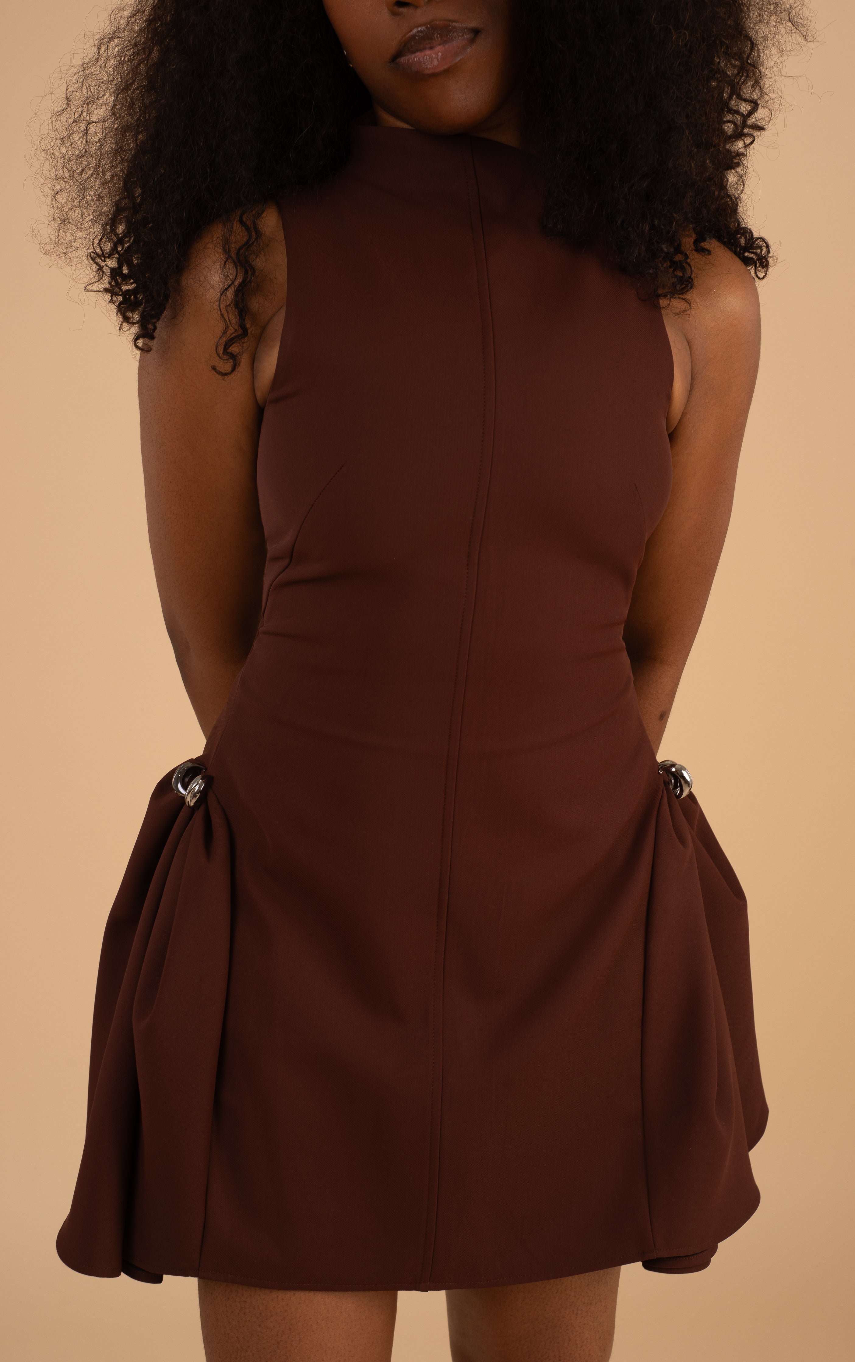 The Architect Mini - Sculpted Flare Dress