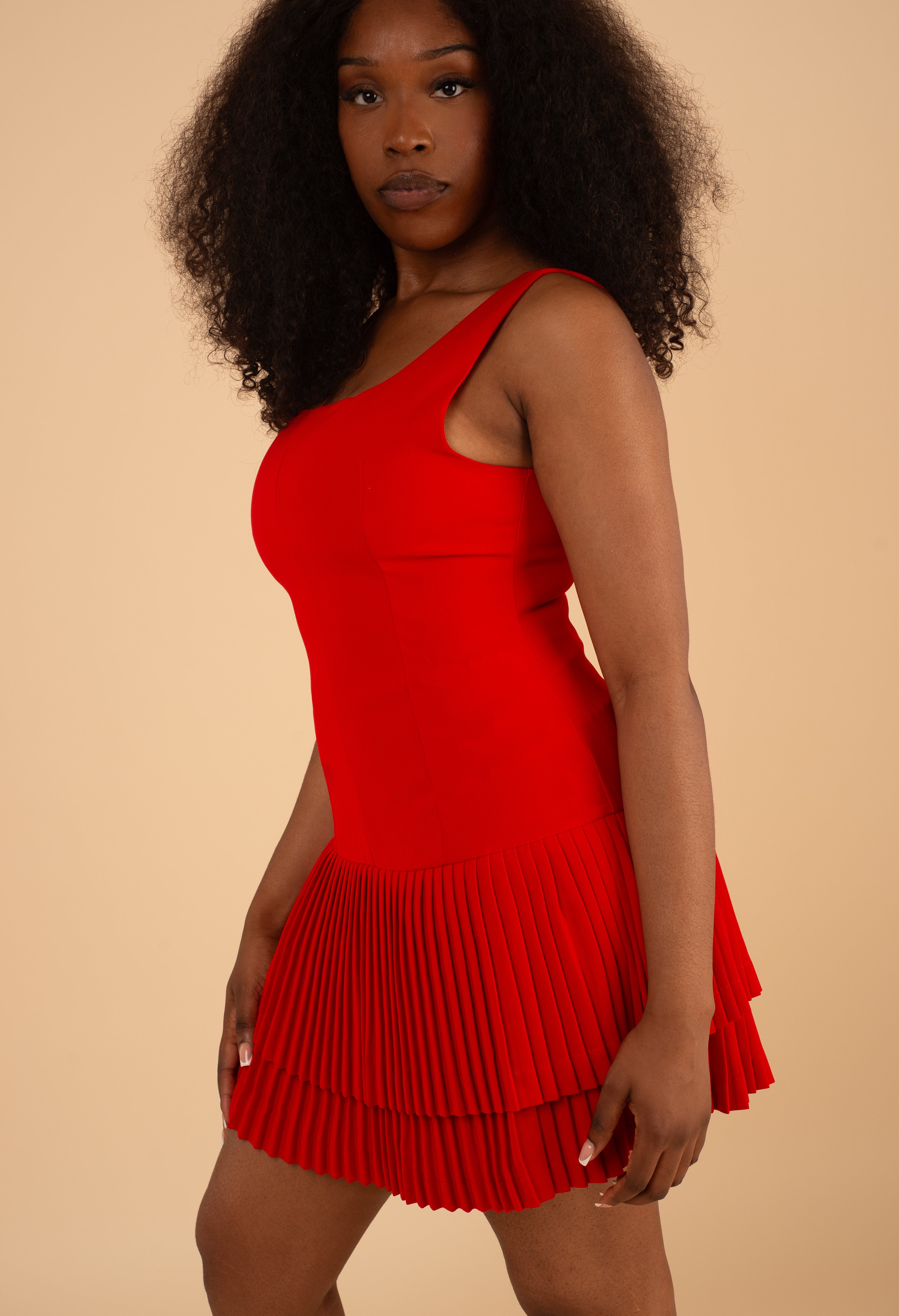 The Ava Flared Dress - Effortless Volume