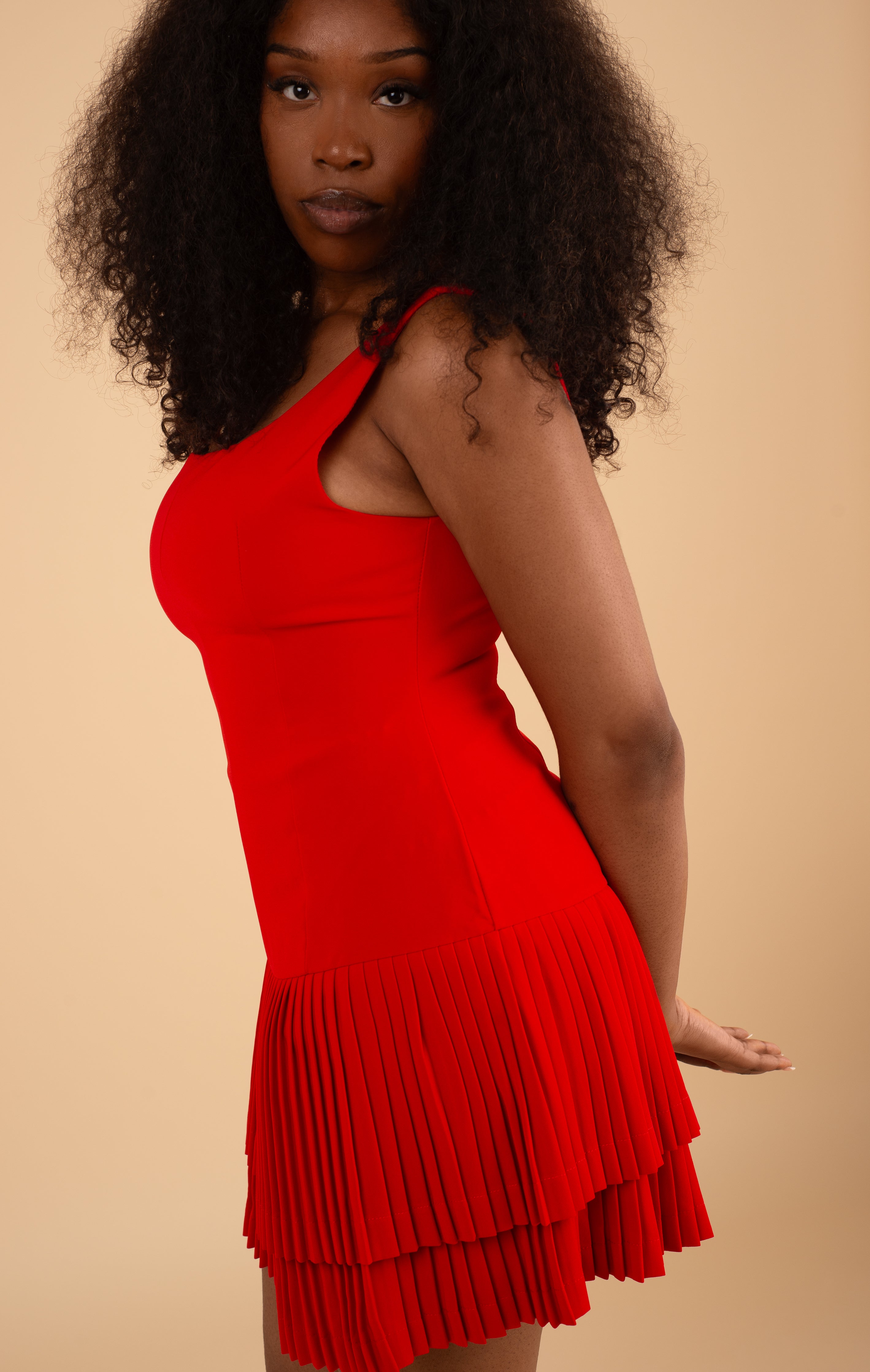 The Ava Flared Dress - Effortless Volume